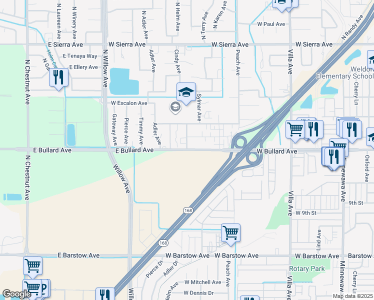West Bullard Avenue & Helm Avenue, Clovis CA Walk Score