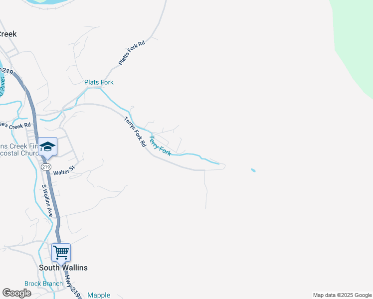 map of restaurants, bars, coffee shops, grocery stores, and more near 90 Cr-1247C in Wallins Creek