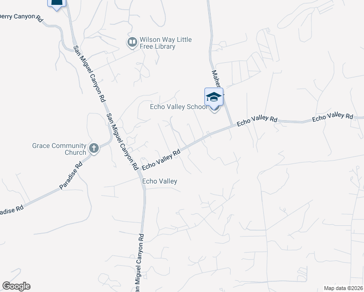 map of restaurants, bars, coffee shops, grocery stores, and more near 73 Echo Valley Road in Prunedale