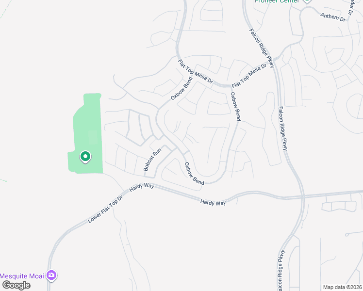 map of restaurants, bars, coffee shops, grocery stores, and more near 904 Frontier Pass Trail in Mesquite