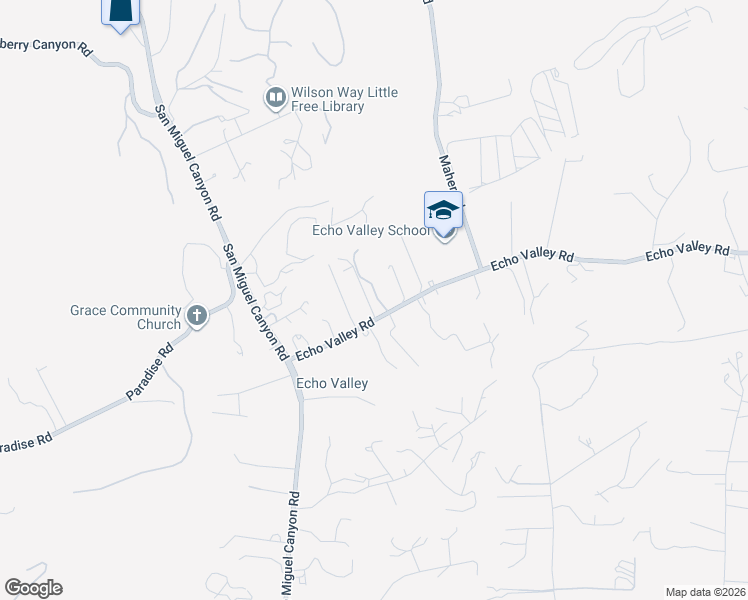 map of restaurants, bars, coffee shops, grocery stores, and more near 73 Echo Valley Road in Prunedale