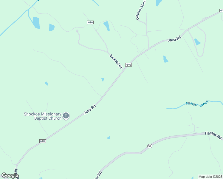 map of restaurants, bars, coffee shops, grocery stores, and more near 1296 Java Road in Java