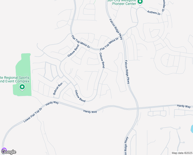map of restaurants, bars, coffee shops, grocery stores, and more near Bridal Path Lane in Mesquite