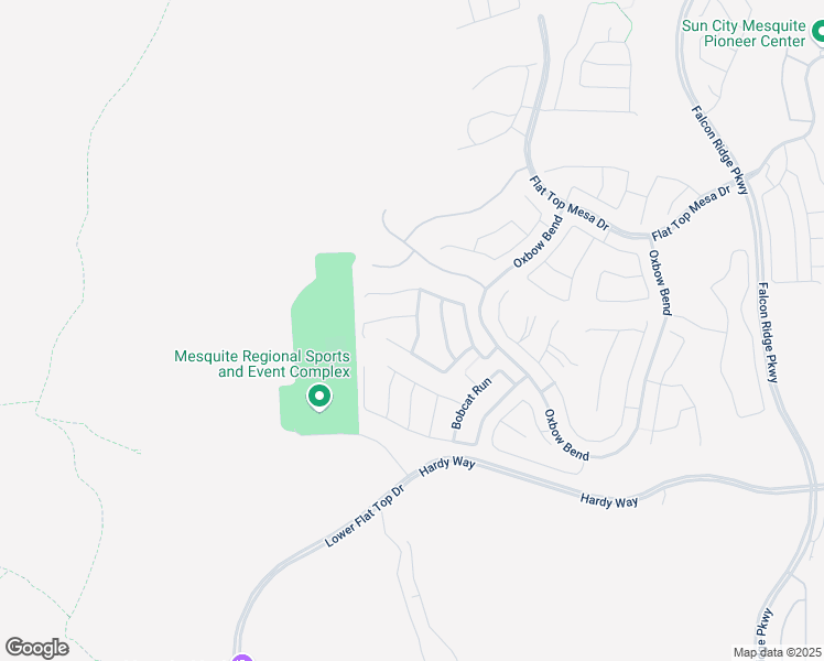 map of restaurants, bars, coffee shops, grocery stores, and more near 971 Angels Landing Trail in Mesquite