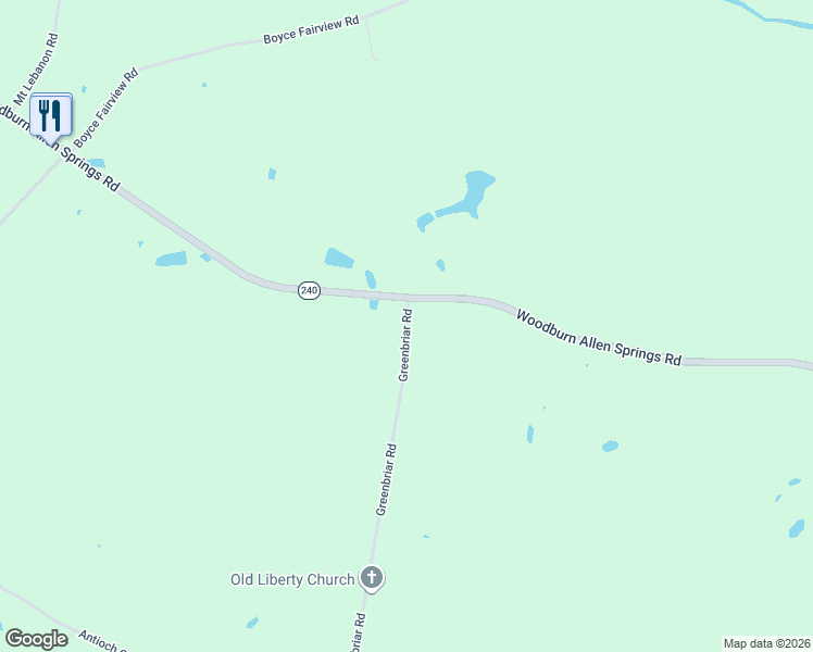 map of restaurants, bars, coffee shops, grocery stores, and more near 1047-1799 Greenbriar Road in Alvaton