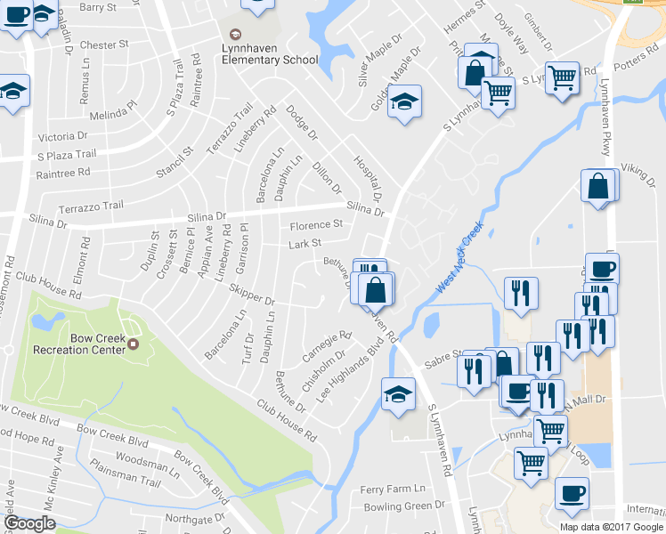 map of restaurants, bars, coffee shops, grocery stores, and more near 324 Bethune Drive in Virginia Beach