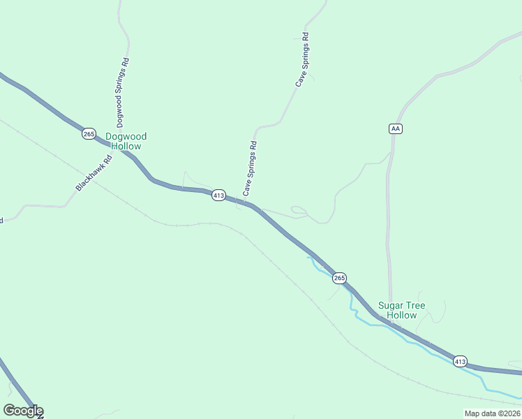 map of restaurants, bars, coffee shops, grocery stores, and more near 33150-33298 Highway 265 in Galena