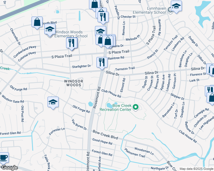 map of restaurants, bars, coffee shops, grocery stores, and more near 424 Hannibal Street in Virginia Beach