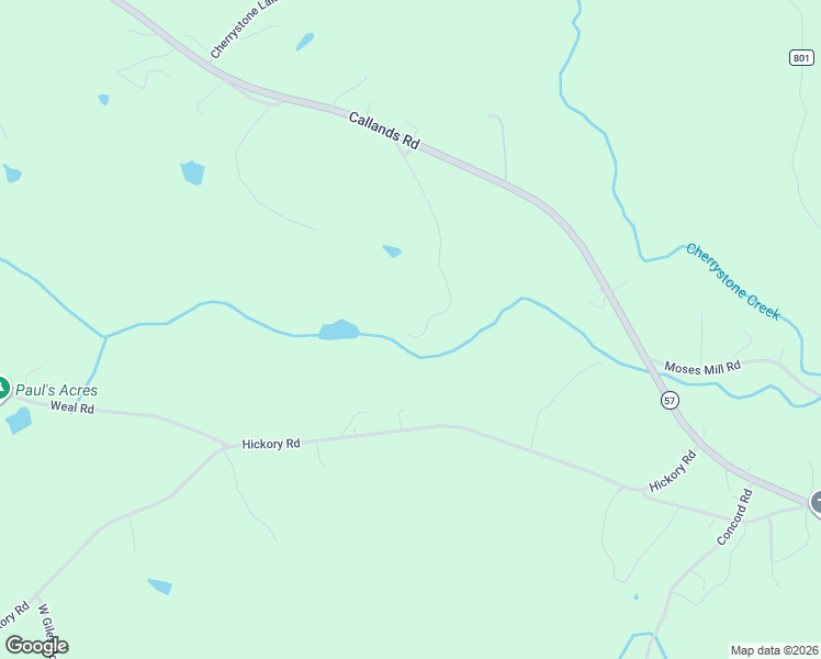 map of restaurants, bars, coffee shops, grocery stores, and more near 2137 Callands Road in Chatham