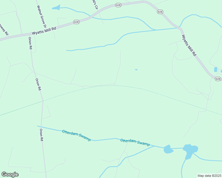 map of restaurants, bars, coffee shops, grocery stores, and more near 2575 Orion Road in Jarratt