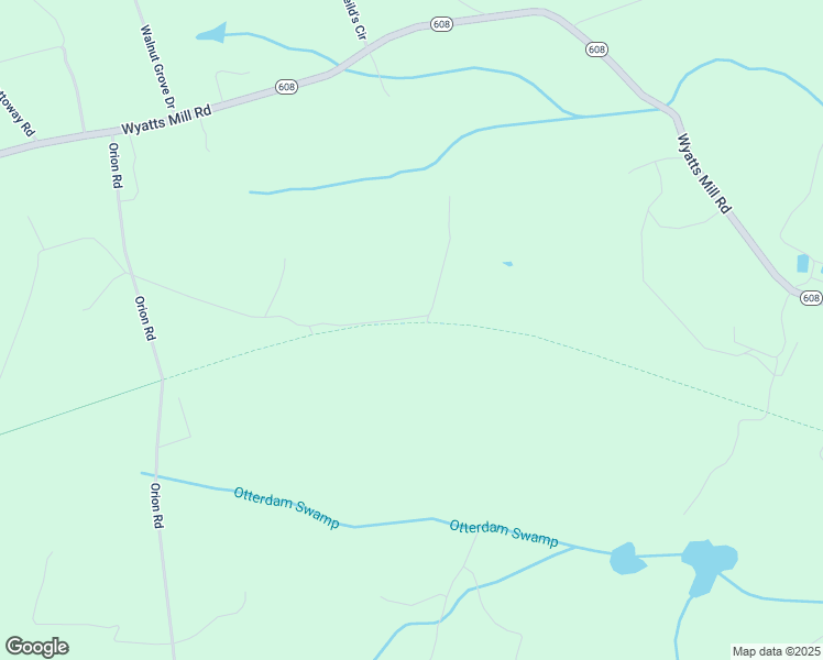 map of restaurants, bars, coffee shops, grocery stores, and more near 2575 Orion Road in Jarratt