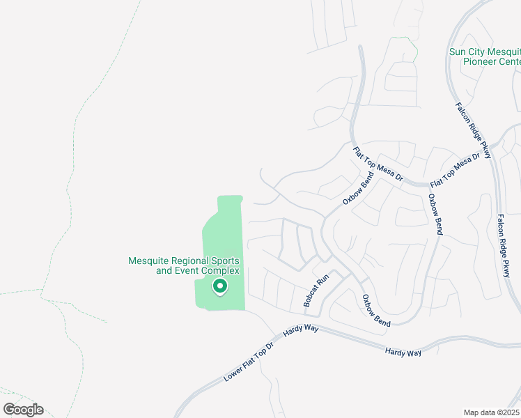 map of restaurants, bars, coffee shops, grocery stores, and more near 1540 Sandstone Bluffs View in Mesquite