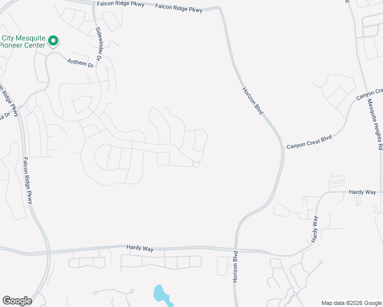 map of restaurants, bars, coffee shops, grocery stores, and more near 940 Park Place Lane in Mesquite