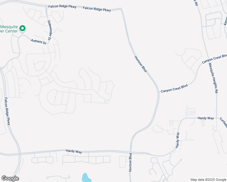 map of restaurants, bars, coffee shops, grocery stores, and more near 1110 Outlook Point in Mesquite