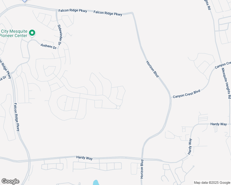 map of restaurants, bars, coffee shops, grocery stores, and more near 1141 Crestline Lane in Mesquite