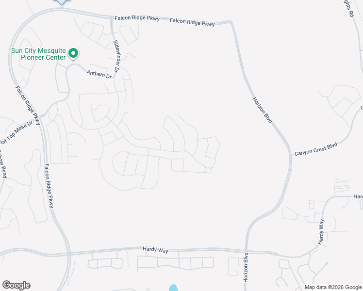 map of restaurants, bars, coffee shops, grocery stores, and more near 1123 Calico Ridge in Mesquite