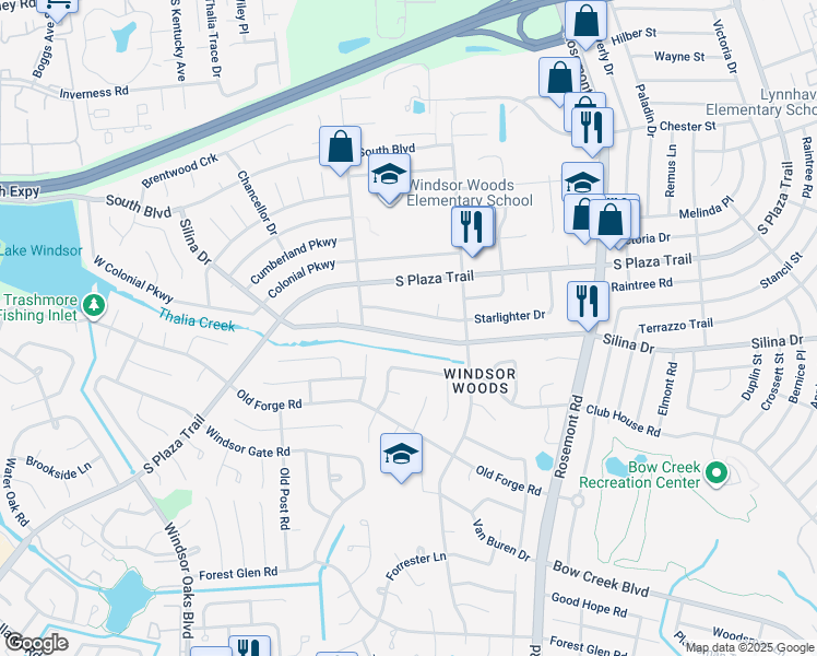 map of restaurants, bars, coffee shops, grocery stores, and more near 3760 Silina Drive in Virginia Beach