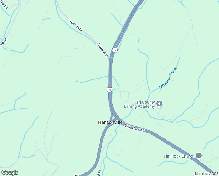 map of restaurants, bars, coffee shops, grocery stores, and more near County Road 614 in Lebanon