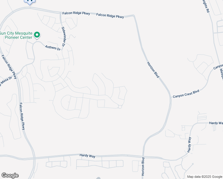map of restaurants, bars, coffee shops, grocery stores, and more near 1131 Dreamcatcher Bluff in Mesquite
