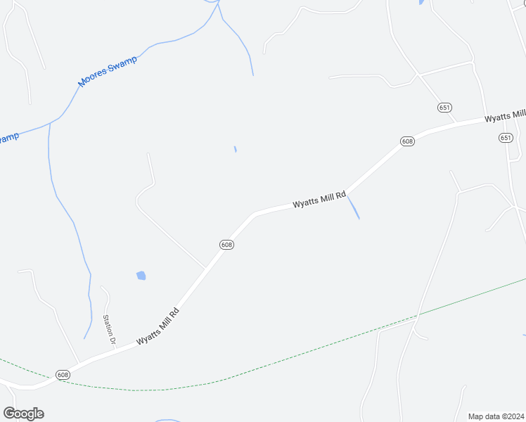 map of restaurants, bars, coffee shops, grocery stores, and more near 4913 Wyatts Mill Road in Jarratt