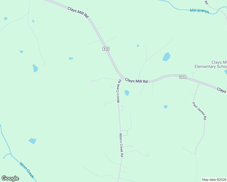 map of restaurants, bars, coffee shops, grocery stores, and more near 3043 Winn's Creek Road in Halifax