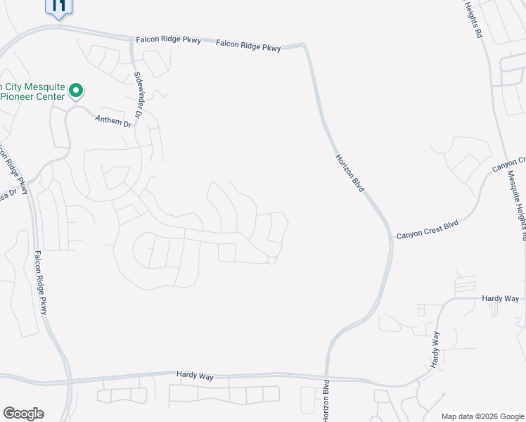 map of restaurants, bars, coffee shops, grocery stores, and more near 969 Outpost View in Mesquite