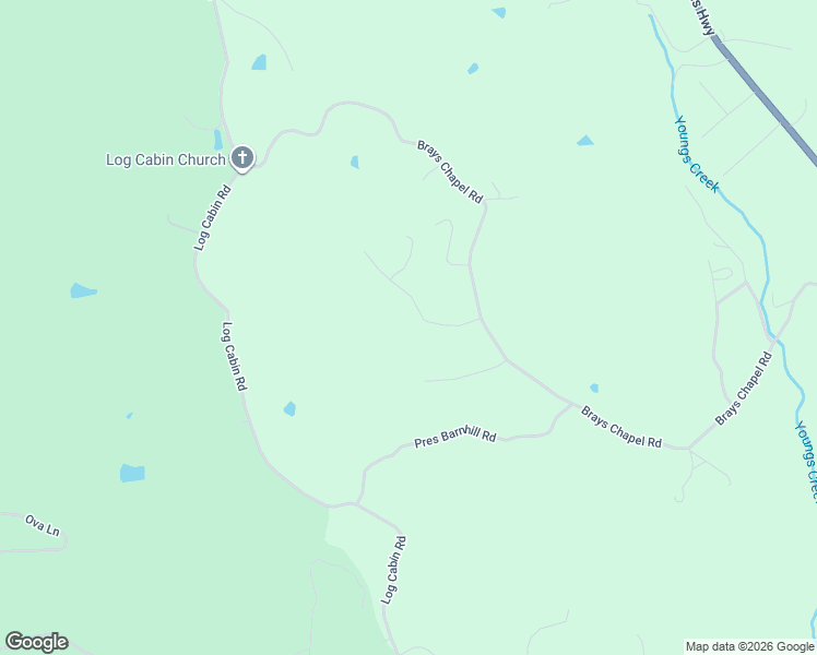 map of restaurants, bars, coffee shops, grocery stores, and more near 273 Ronnie Petrey Road in Williamsburg