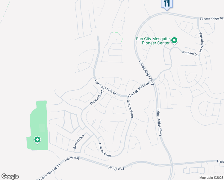 map of restaurants, bars, coffee shops, grocery stores, and more near 1421 Chuck Wagon Run in Mesquite