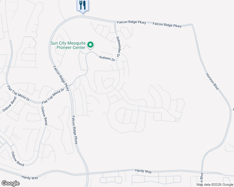 map of restaurants, bars, coffee shops, grocery stores, and more near 1162 Autumn Lane in Mesquite