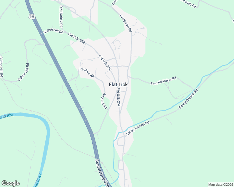 map of restaurants, bars, coffee shops, grocery stores, and more near in Flat Lick