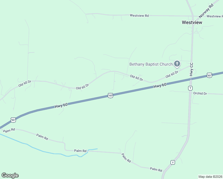 map of restaurants, bars, coffee shops, grocery stores, and more near 17363 Elmwood Lane in Neosho