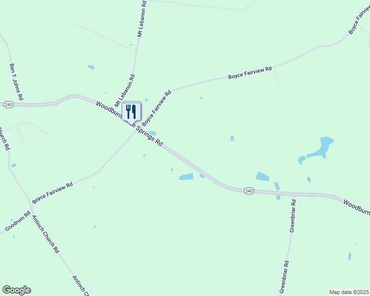 map of restaurants, bars, coffee shops, grocery stores, and more near 10815 Woodburn Allen Springs Road in Alvaton