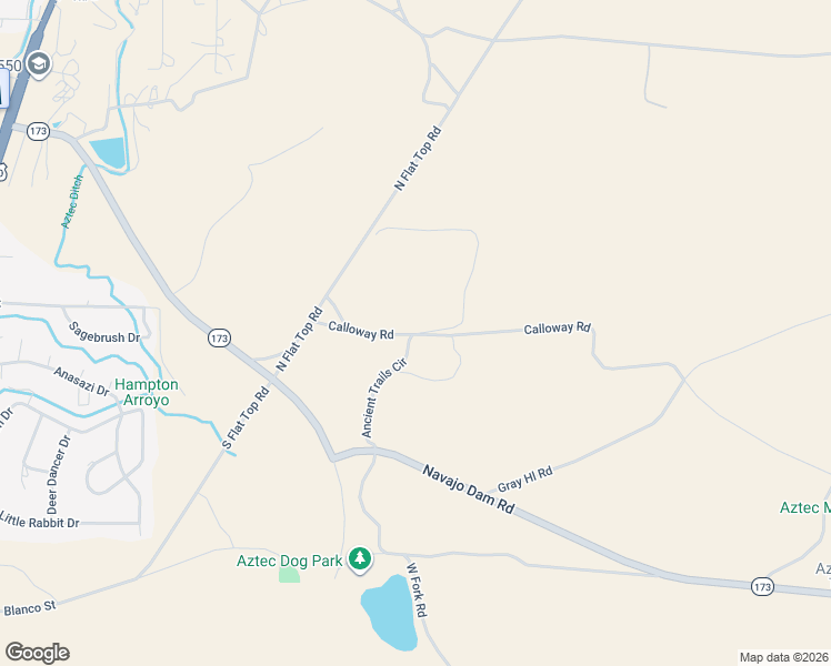 map of restaurants, bars, coffee shops, grocery stores, and more near Ancient Trail in Aztec