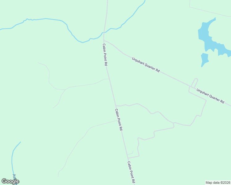 map of restaurants, bars, coffee shops, grocery stores, and more near 14143 Cabin Point Road in Courtland