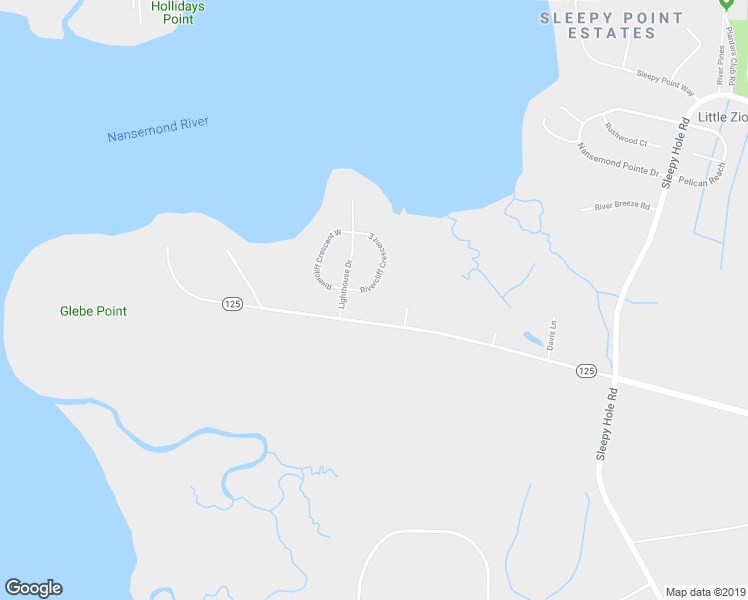 map of restaurants, bars, coffee shops, grocery stores, and more near 4212 Rivercliff Crescent East in Suffolk