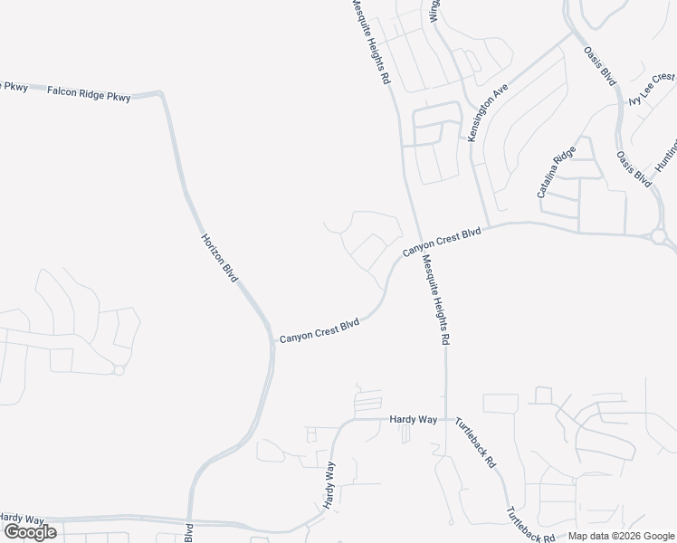 map of restaurants, bars, coffee shops, grocery stores, and more near 625 Canyon Crest Boulevard in Mesquite