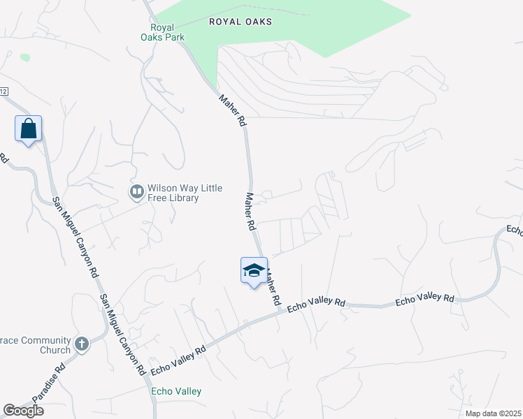map of restaurants, bars, coffee shops, grocery stores, and more near 809 Maher Road in Prunedale