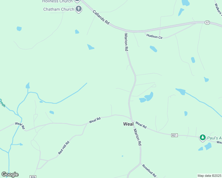 map of restaurants, bars, coffee shops, grocery stores, and more near 1400 Weal Road in Chatham