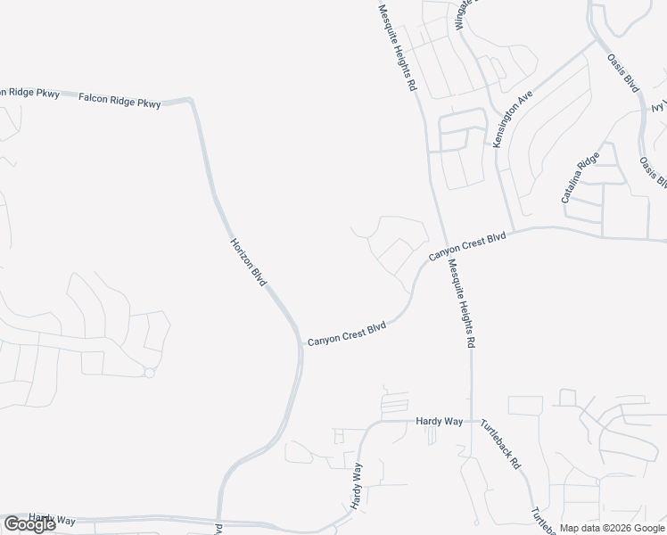 map of restaurants, bars, coffee shops, grocery stores, and more near 725 Suntero Lane in Mesquite