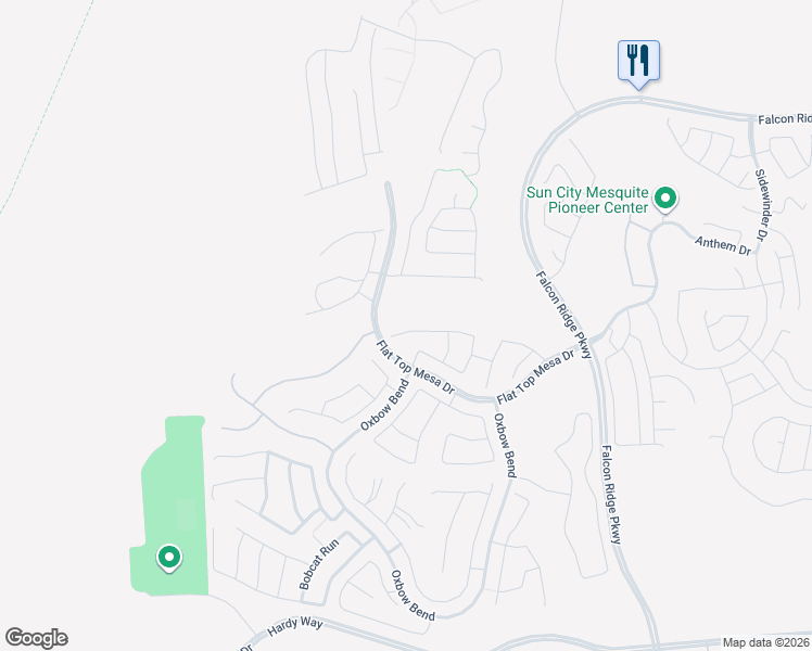 map of restaurants, bars, coffee shops, grocery stores, and more near 1427 Wheelwright Court in Mesquite