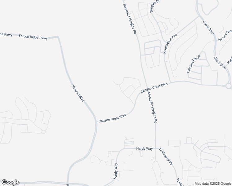 map of restaurants, bars, coffee shops, grocery stores, and more near 707 Sunset Skyline Ridge in Mesquite