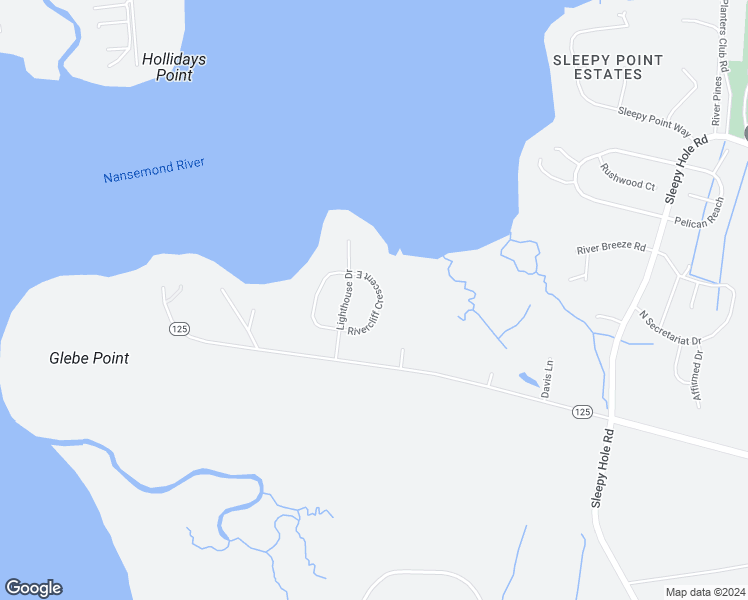 map of restaurants, bars, coffee shops, grocery stores, and more near 4217 Rivercliff Crescent East in Suffolk