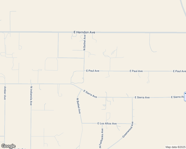 map of restaurants, bars, coffee shops, grocery stores, and more near 6560 North Bethel Avenue in Clovis