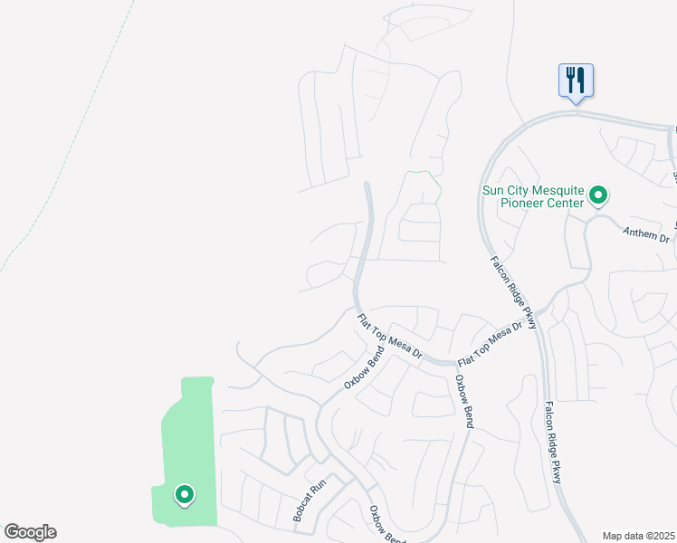 map of restaurants, bars, coffee shops, grocery stores, and more near 1472 Rainbow Bend in Mesquite