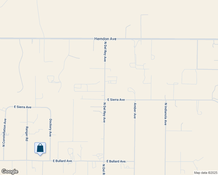 map of restaurants, bars, coffee shops, grocery stores, and more near 6518 North Del Rey Avenue in Clovis