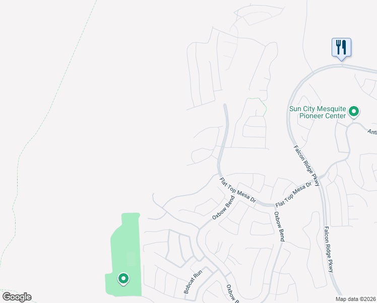 map of restaurants, bars, coffee shops, grocery stores, and more near 1511 Rainbow Bend in Mesquite