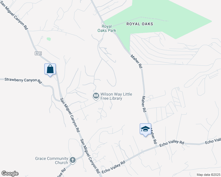 map of restaurants, bars, coffee shops, grocery stores, and more near 17160 Wilson Way in Prunedale