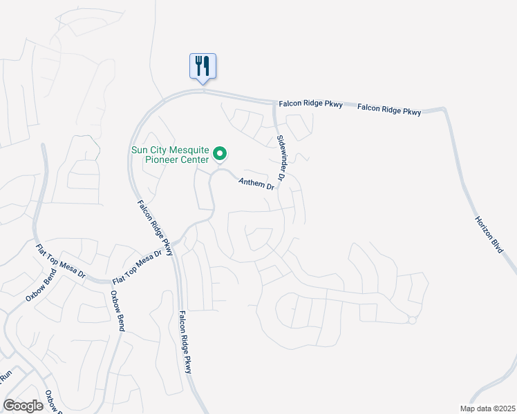 map of restaurants, bars, coffee shops, grocery stores, and more near 1147 Terrapin Ridge in Mesquite