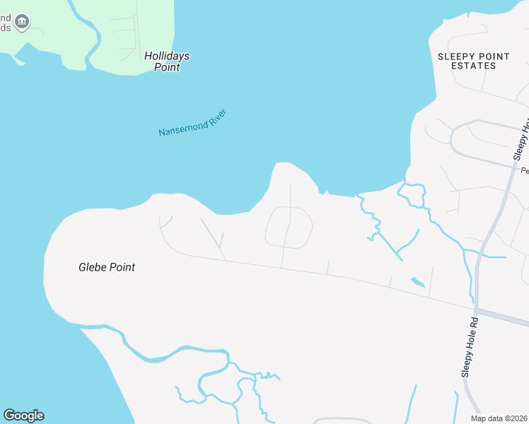 map of restaurants, bars, coffee shops, grocery stores, and more near 4225 Rivercliff Crescent East in Suffolk