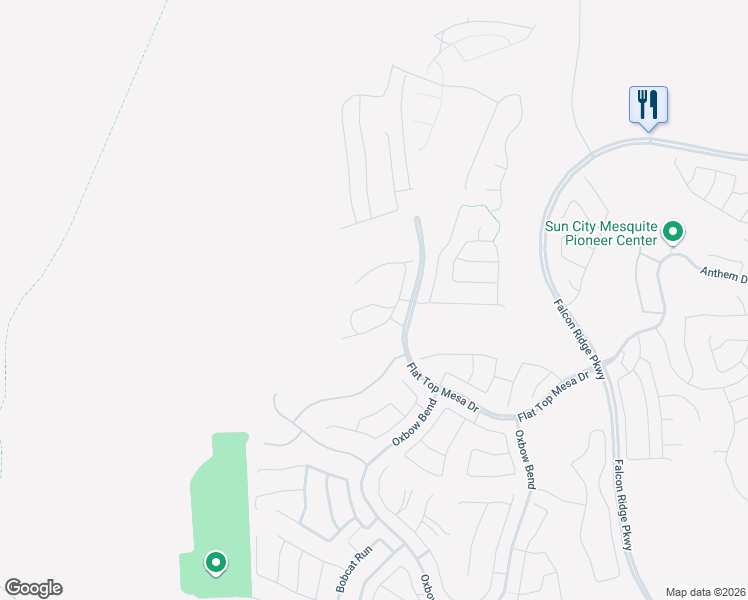 map of restaurants, bars, coffee shops, grocery stores, and more near 1483 Rainbow Bend in Mesquite